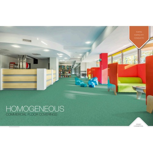 Гомогенный линолеум Grabo Unifloor Fortis Onyx