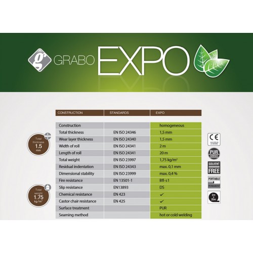 Выставочный линолеум Grabo Expo 001